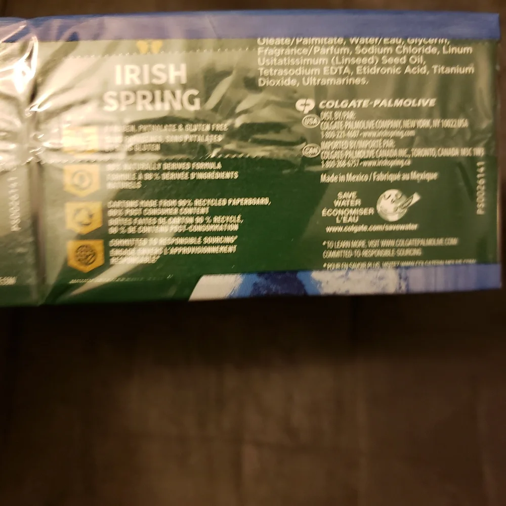 Irish Spring Icy‎ Blast with Flax Seed